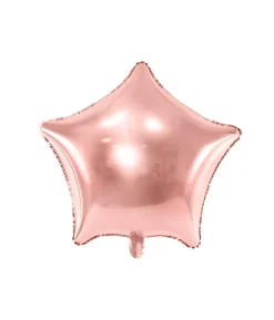 Folieballon Stjerne, Rose gold