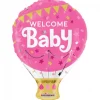 Folieballon Welcome baby, pige