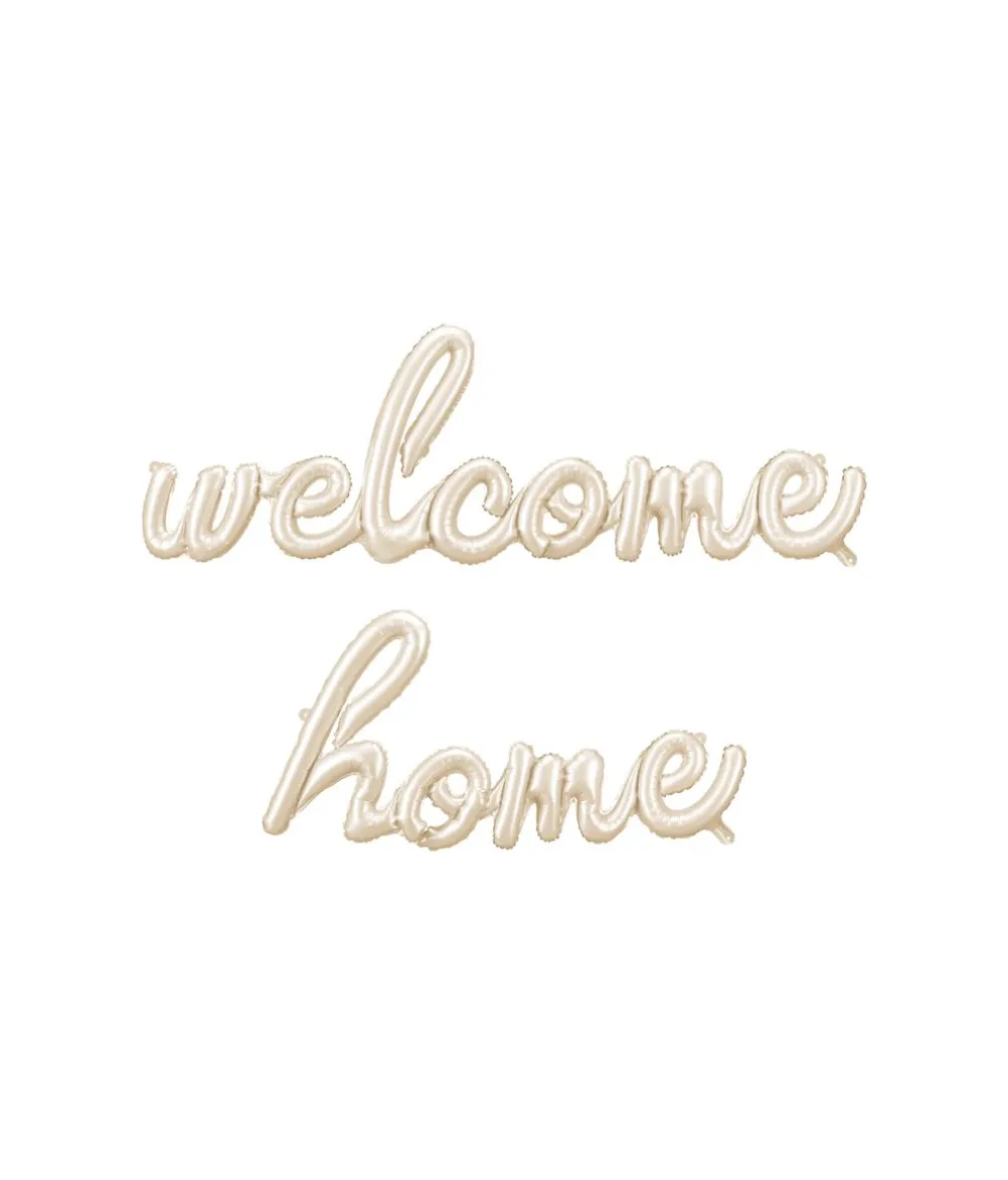 Folieballon Welcome home, champange