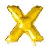 Folie ballon X, guld 41 cm