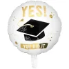 Folieballon Yes! you did it, 45 cm.