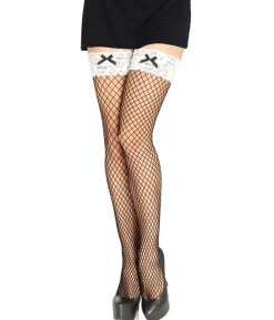 French Maid net stockings