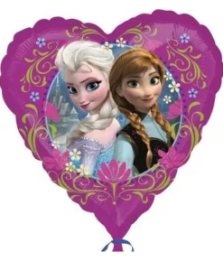 Frost hjerte folieballon, 43 cm