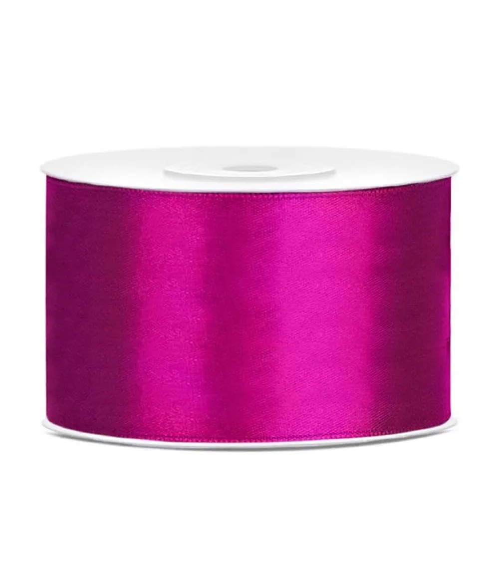 Fuchsia satinbånd 38 mm