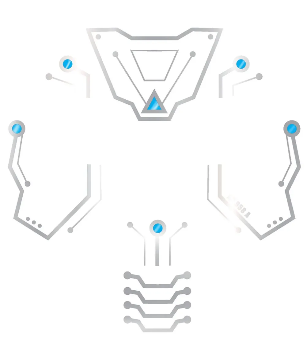 Futuristisk ansigt tatoveringer