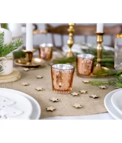 Fyrfadslysestage 6 cm, rose gold