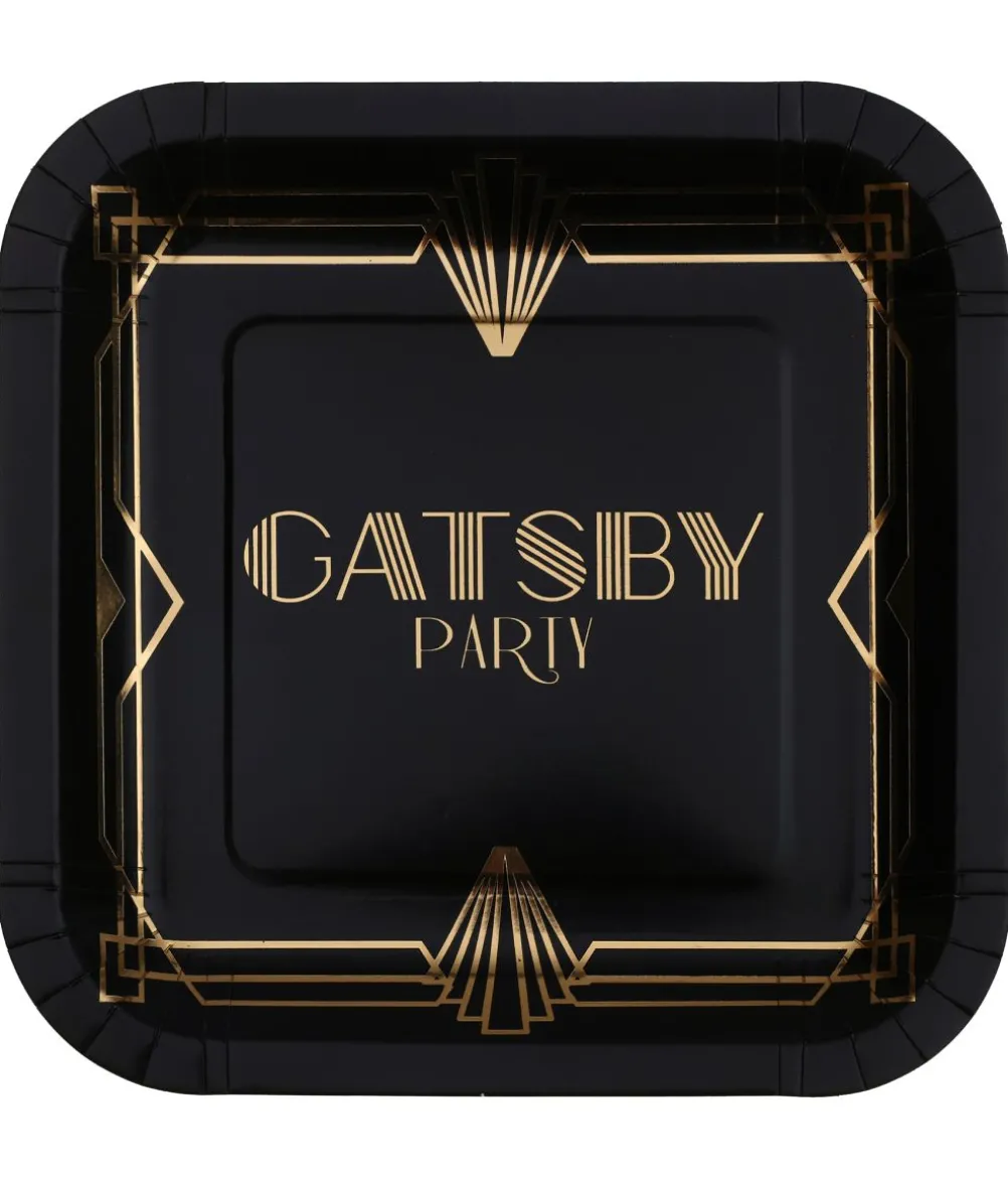 Gatsby paptallerkener, 10 stk