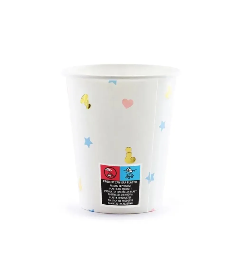 Gender reveal - Boy or Girl papkrus, 6 stk