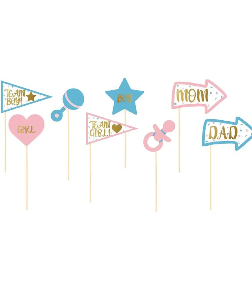 Gender reveal - Boy or Girl selfie sticks