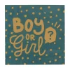 Gender reveal - Boy or Girl servietter, 20 stk