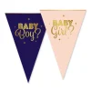 Gender reveal - Boy or Girl vimpelguirlande, 6 m