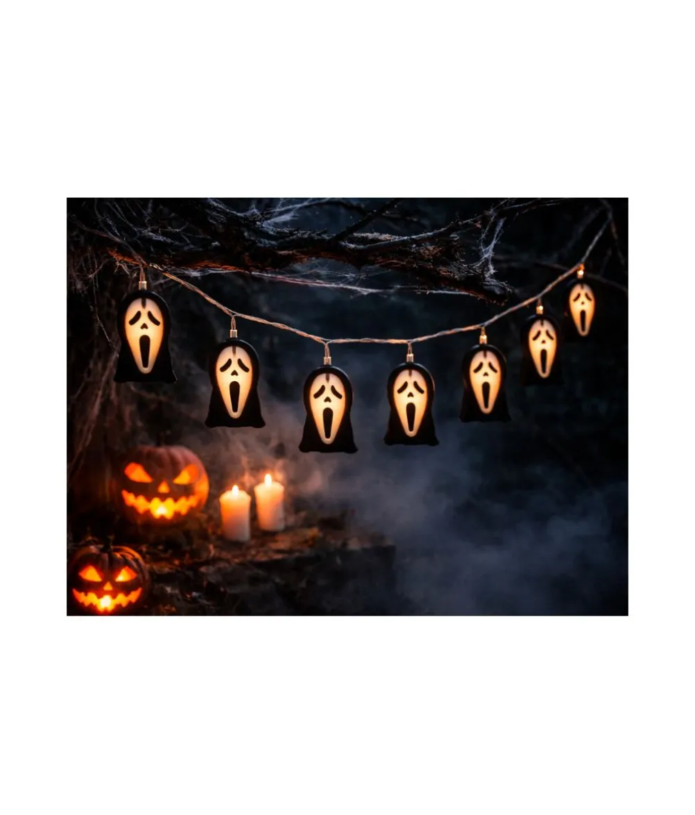 Ghostface lyskæde, 1,8 m