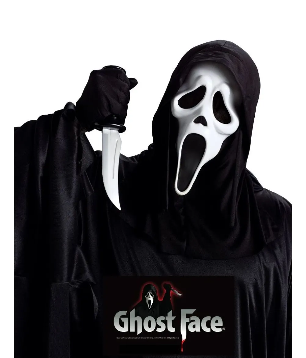 Ghost Face maske og kniv