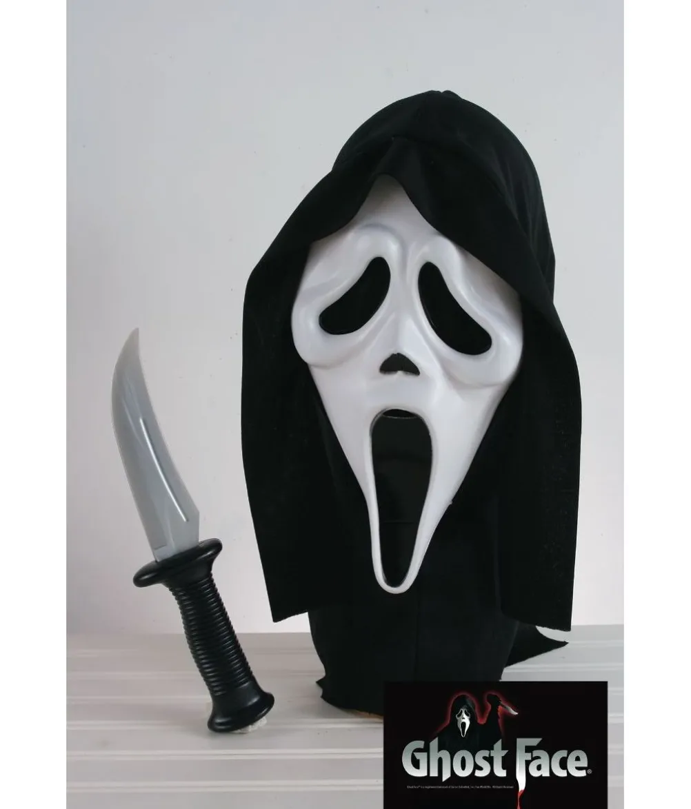 Ghost Face maske og kniv