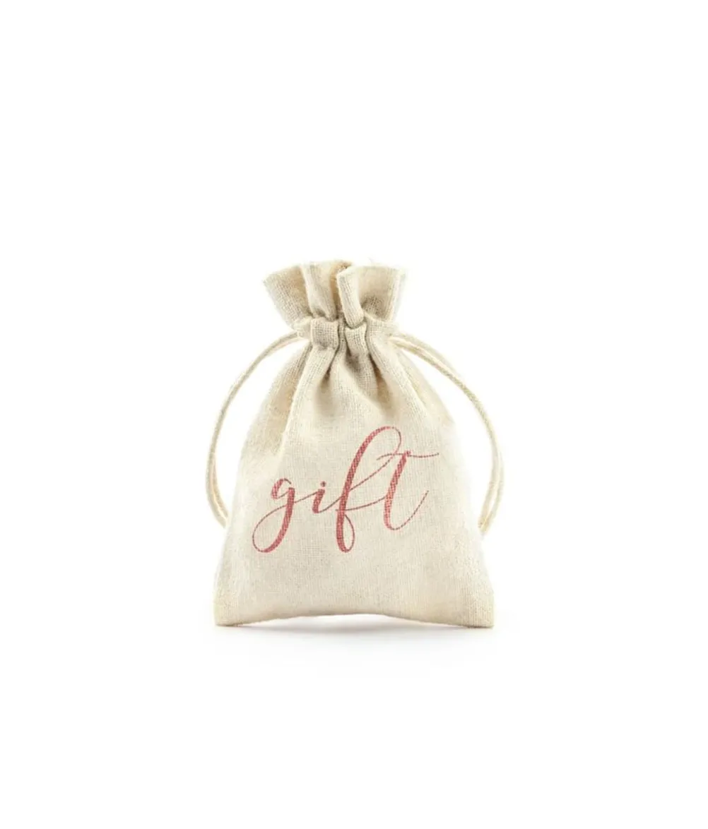 Gift stofpose, 10 stk rose gold