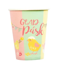 Glad Påsk papkrus, 8 stk