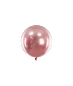 Glossy rose gold ballon, 60 cm