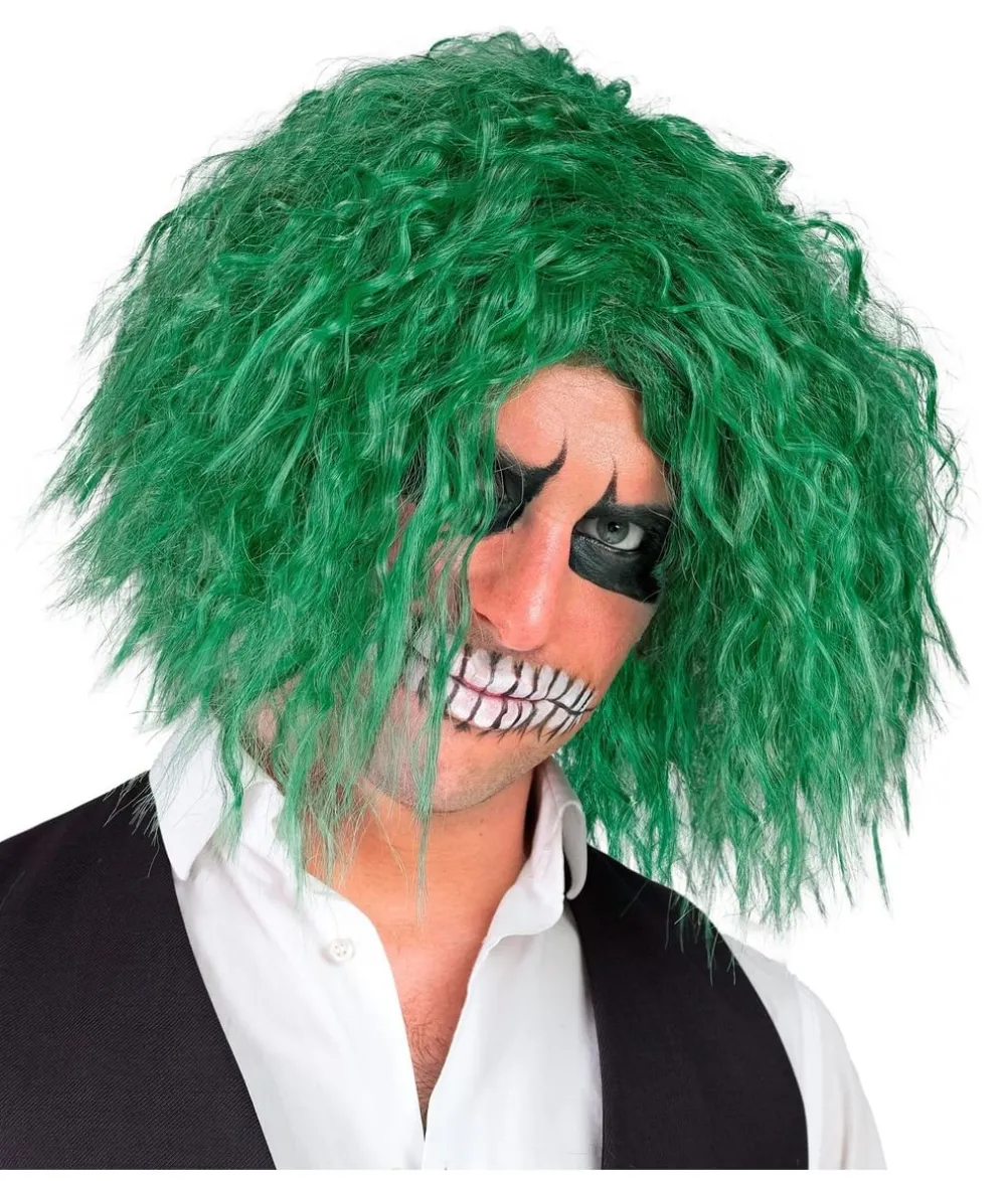Grøn joker paryk