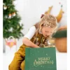 Grøn MERRY CHRISTMAS gavepose
