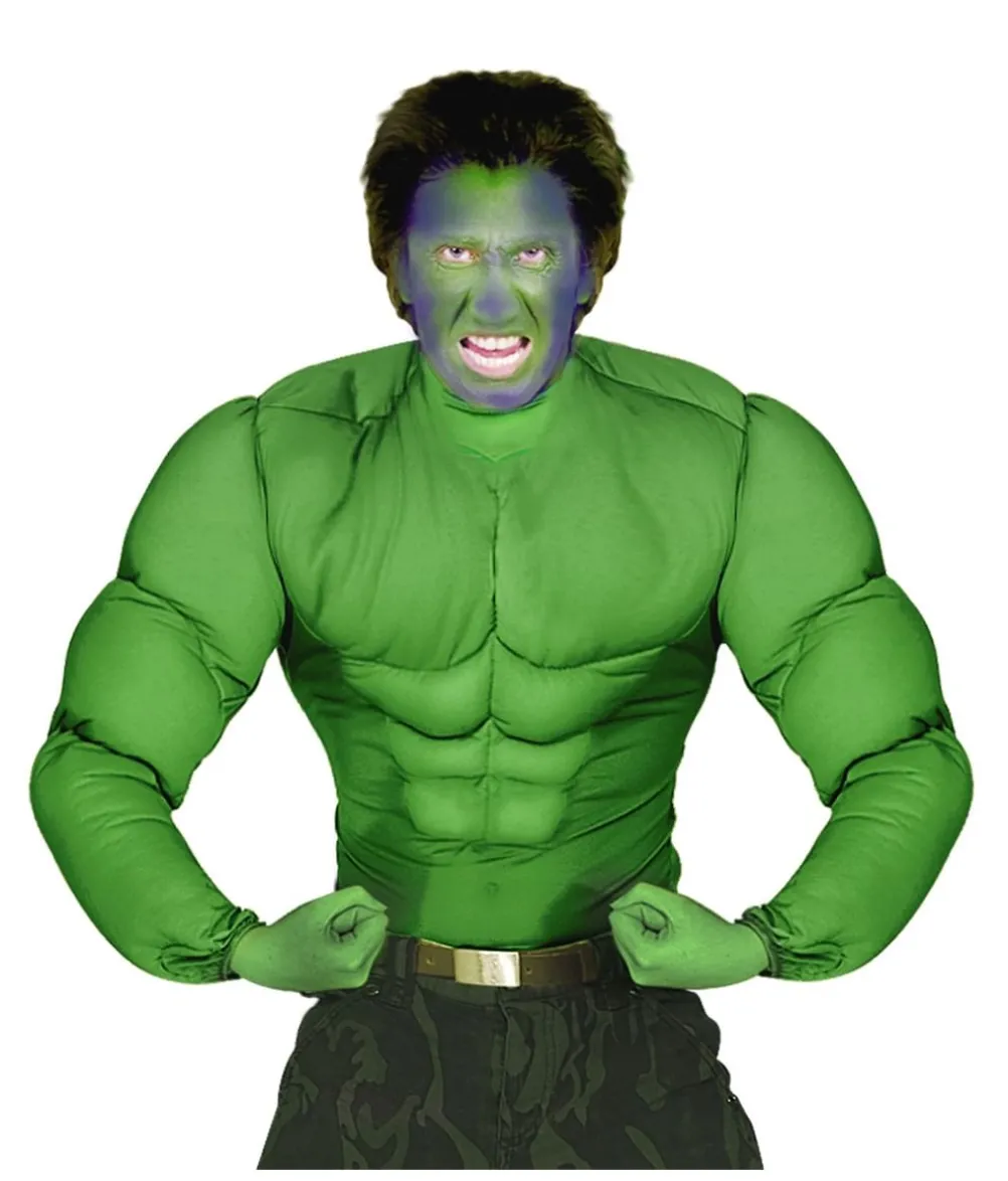 Grøn muskelbluse