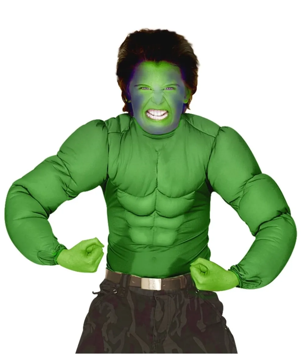 Grøn muskelbluse