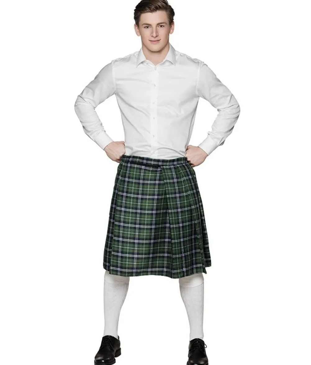 Grøn skotskternet kilt