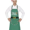 Grønt juleforklæde