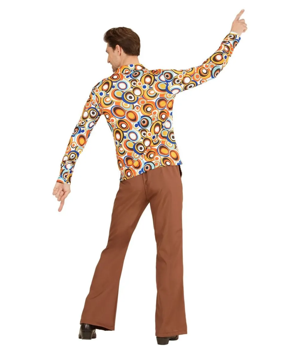 Groovy Bubbles 70er skjorte