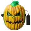 Græskar maske med lys