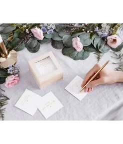 Gæstebog æske med 100 kort