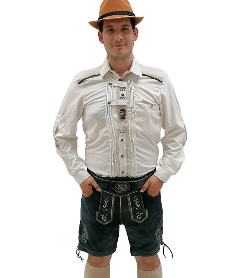 Ægte Lederhosen, blå