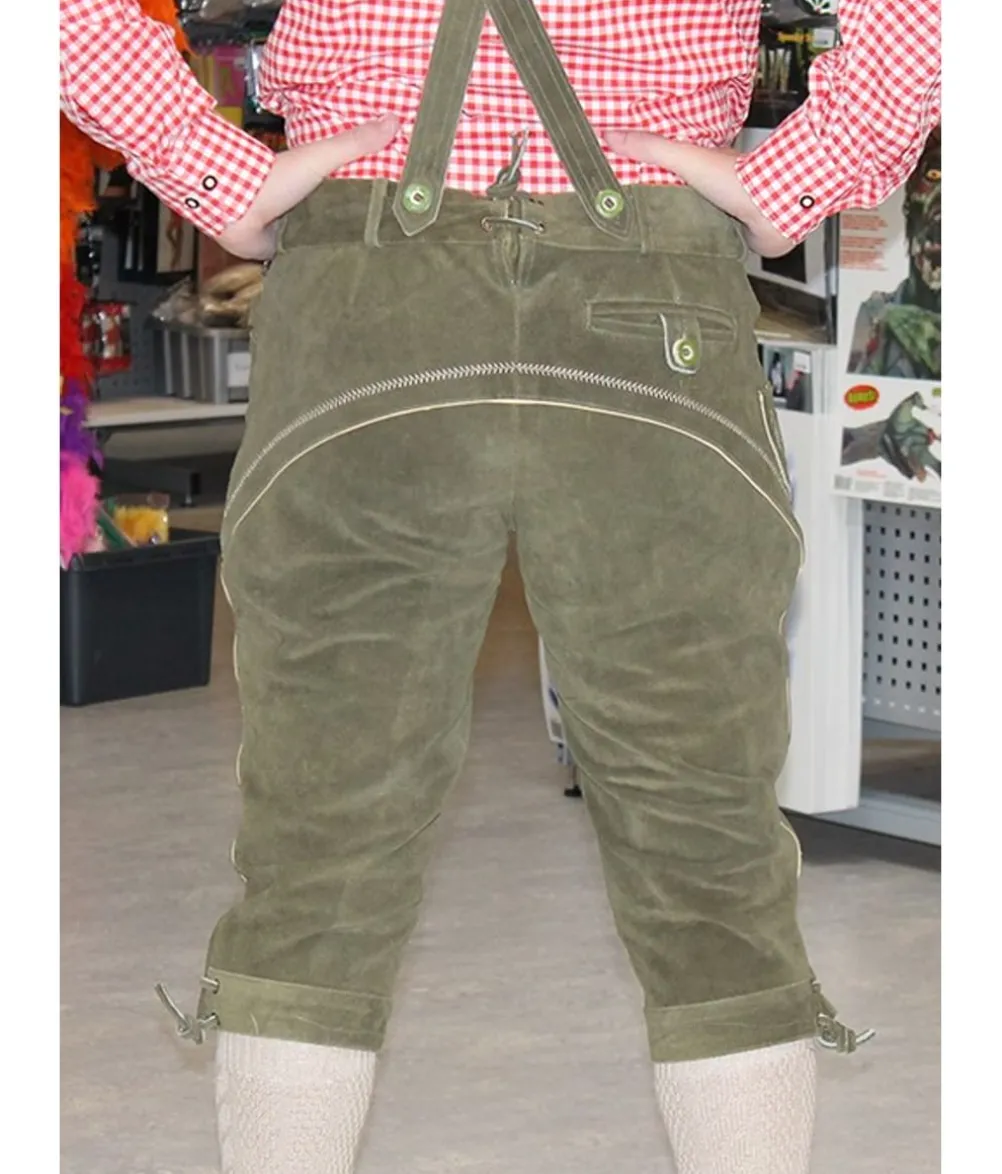 Ægte lederhosen, grønne
