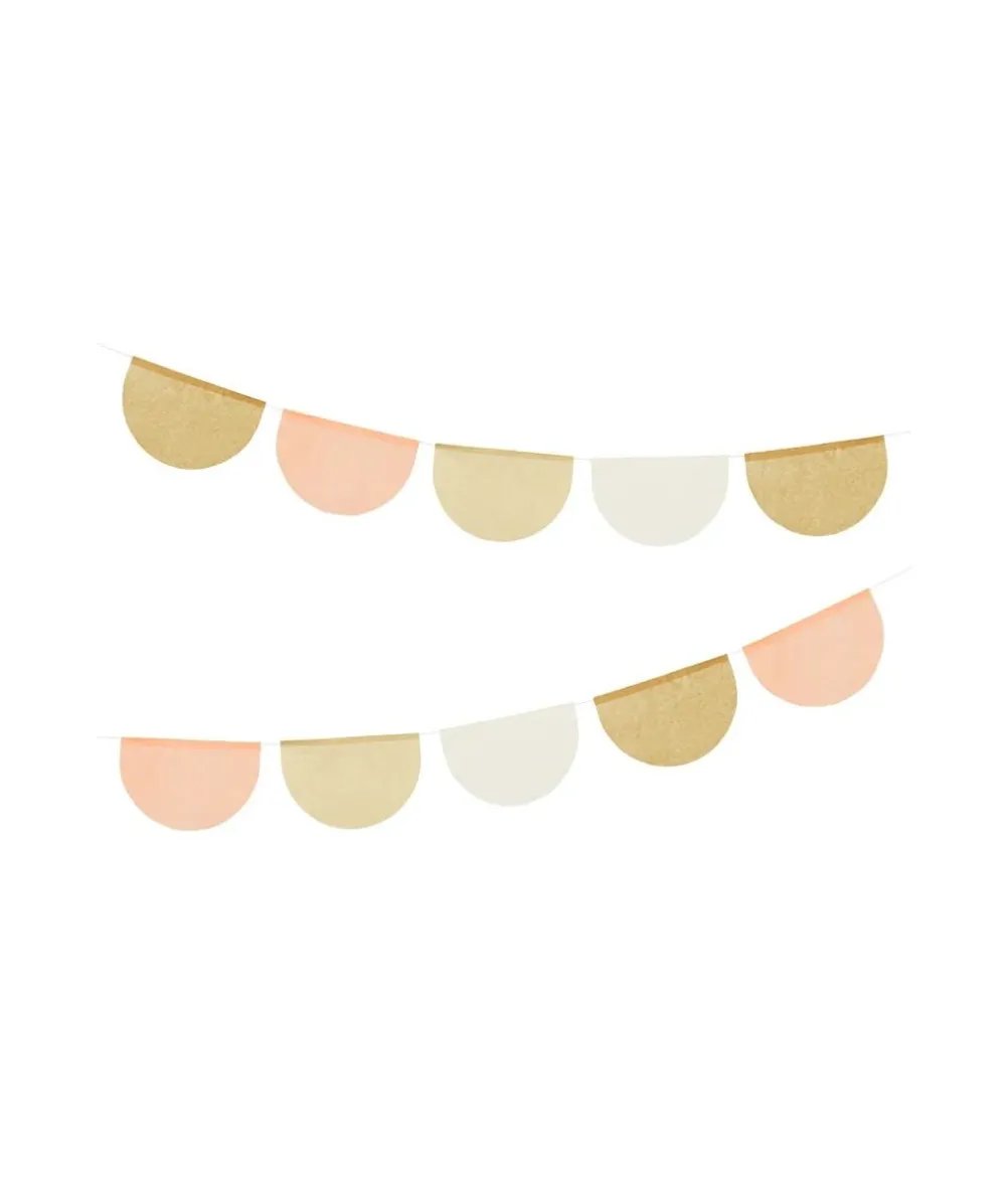 Guirlande beige mix, 3 m
