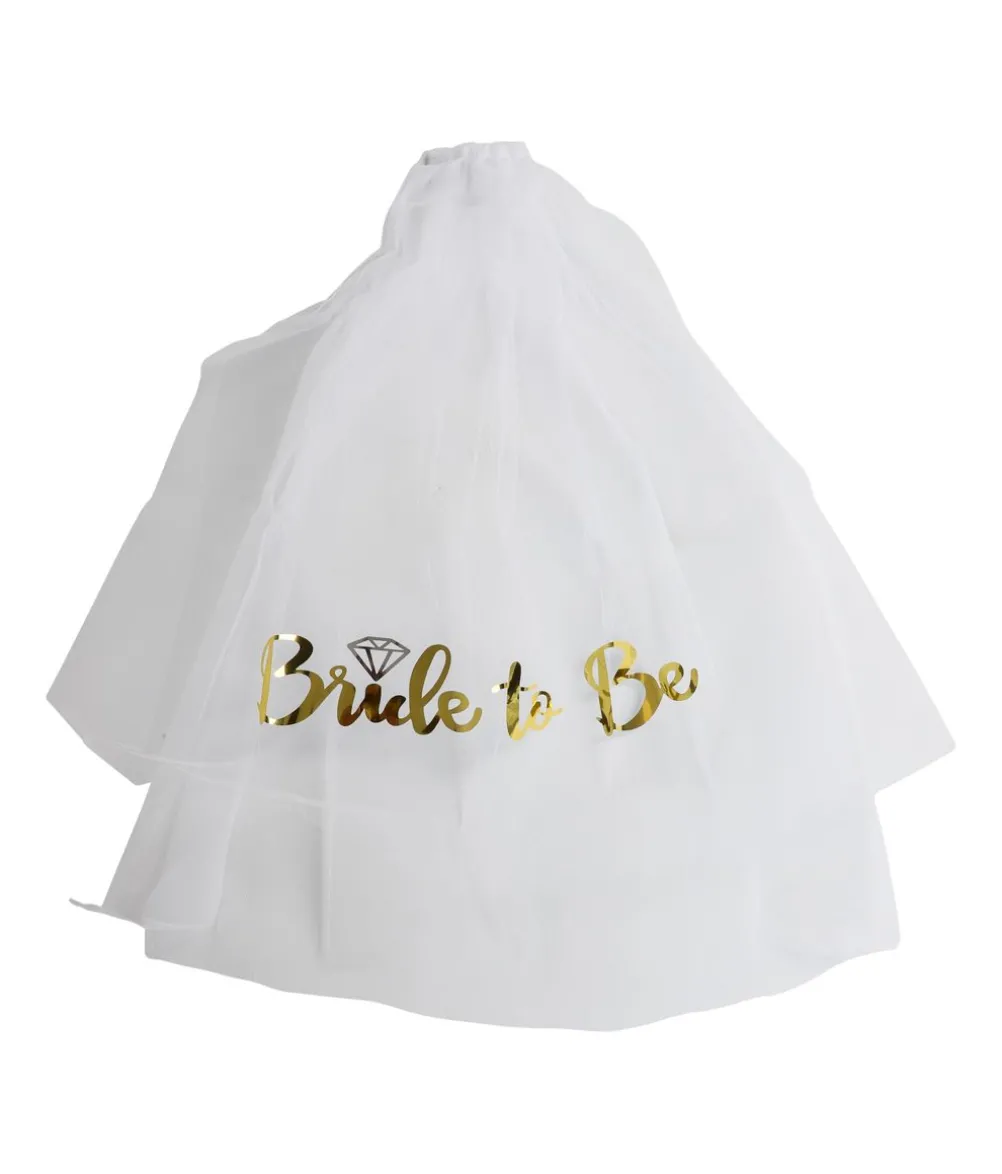 Guld Bride To Be sæt