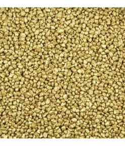 Guld dekorationsgrus, 370 ml.