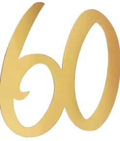 Guld deko tal, 60 år