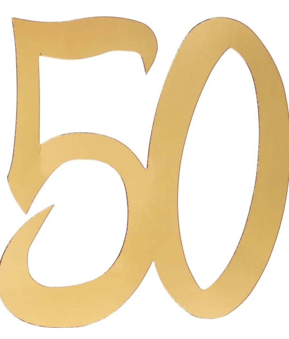 Guld deko tal, 50 år