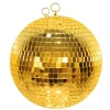 Guld discokugle, 20 cm