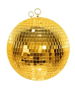 Guld discokugle, 20 cm