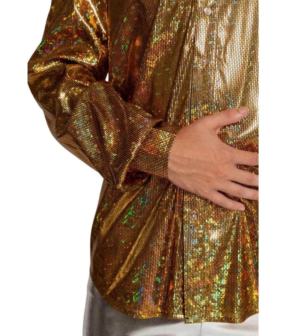 Guld Disko skjorte