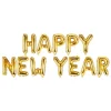 Guld folieballon Happy New Year