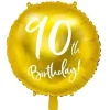 Guld folieballon 90 år