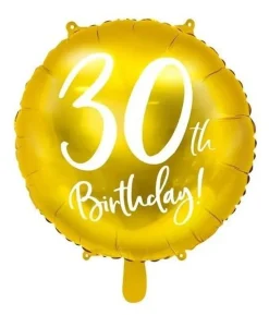 Guld folieballon 30 år