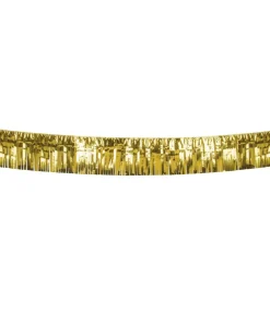 Guld frynseguirlande, 6 m