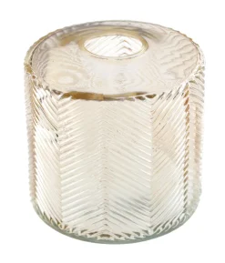 Guld glasvase, 10 cm
