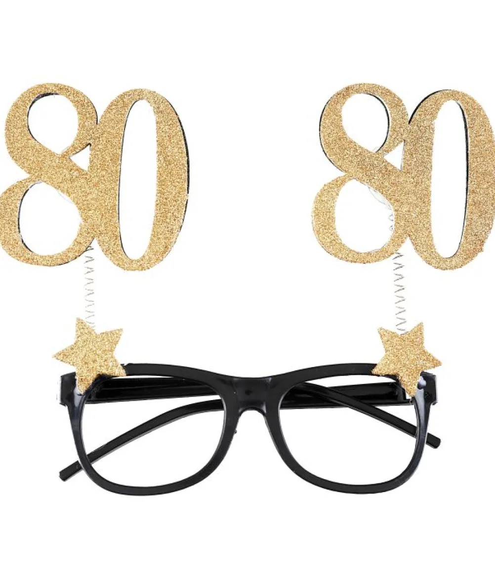 Guld glimmer briller, 80 år