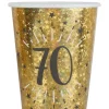 Guld glimmer papkrus, 70 år