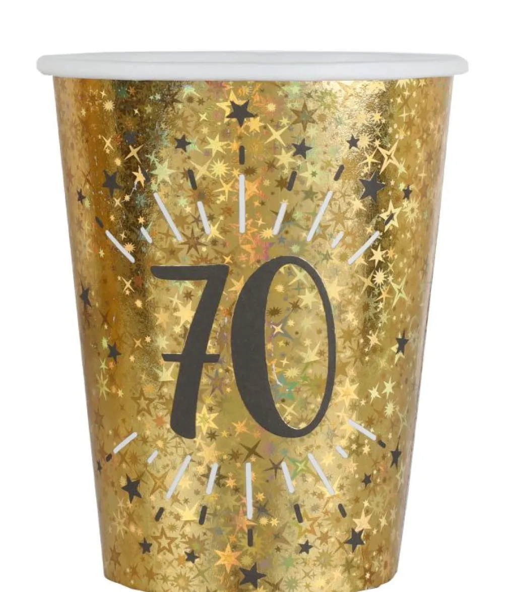 Guld glimmer papkrus, 70 år
