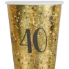 Guld glimmer papkrus, 40 år
