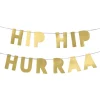 Guld guirlande Hip Hip Hurraa